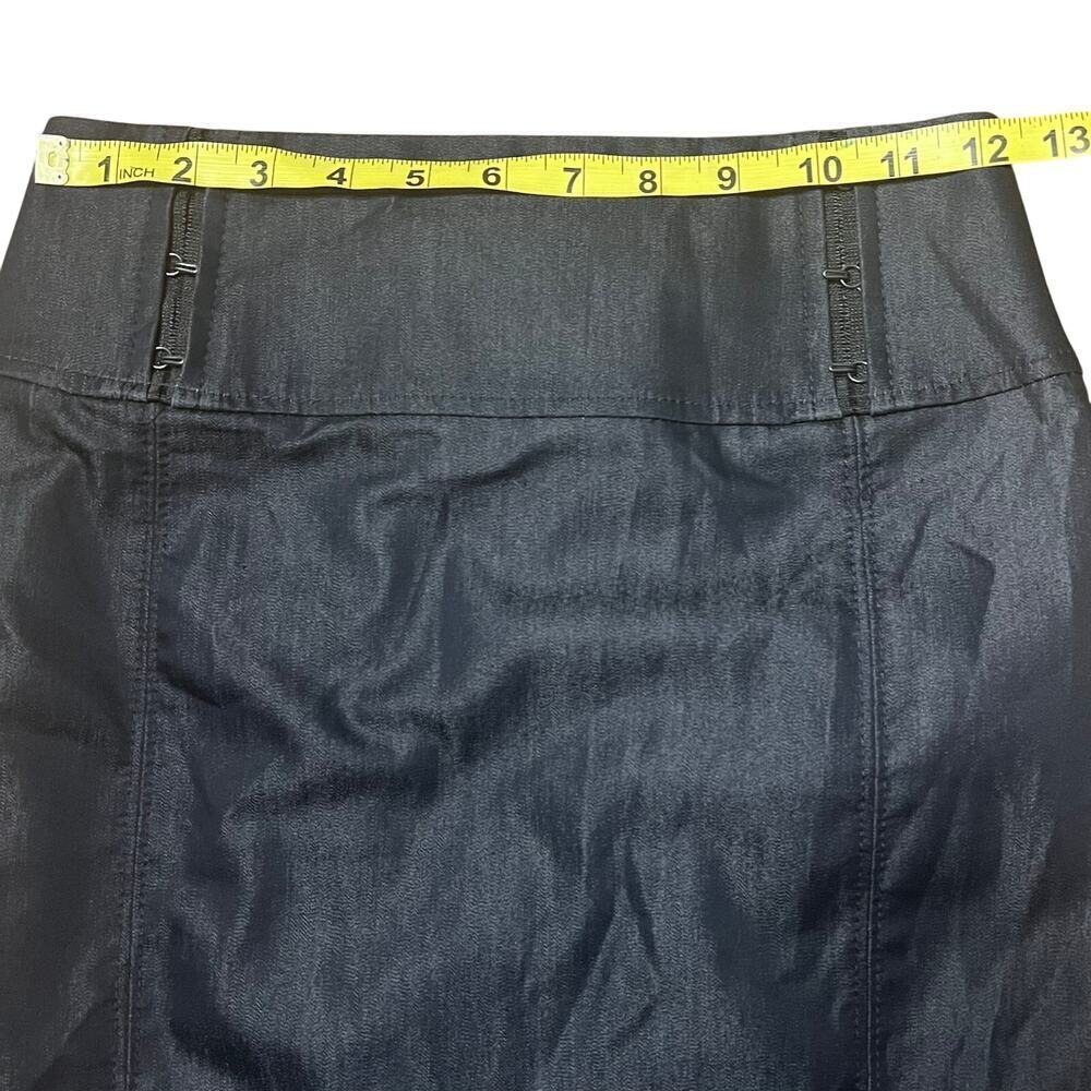 Express Charcoal Black High Waist Pencil Skirt Size 00 - Picture 3 of 7